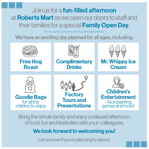 Roberts Mart Family Open Day (12:00-16:00)
